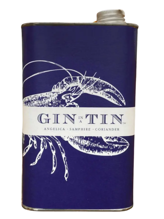 ondon Dry Angelica, Samphire & Coriander Gin - Lobster Design