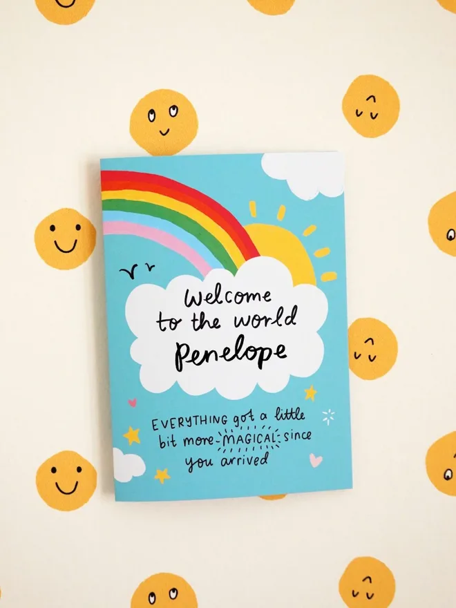 Personalised New Baby Card