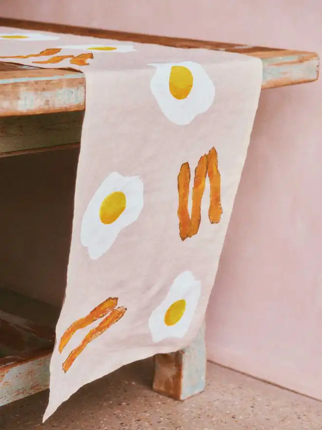 Eggs n Bacon Table Runner