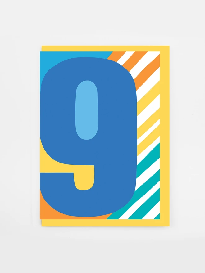 9th birthday card