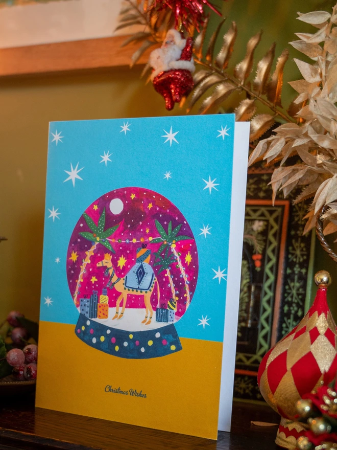 camel xmas card