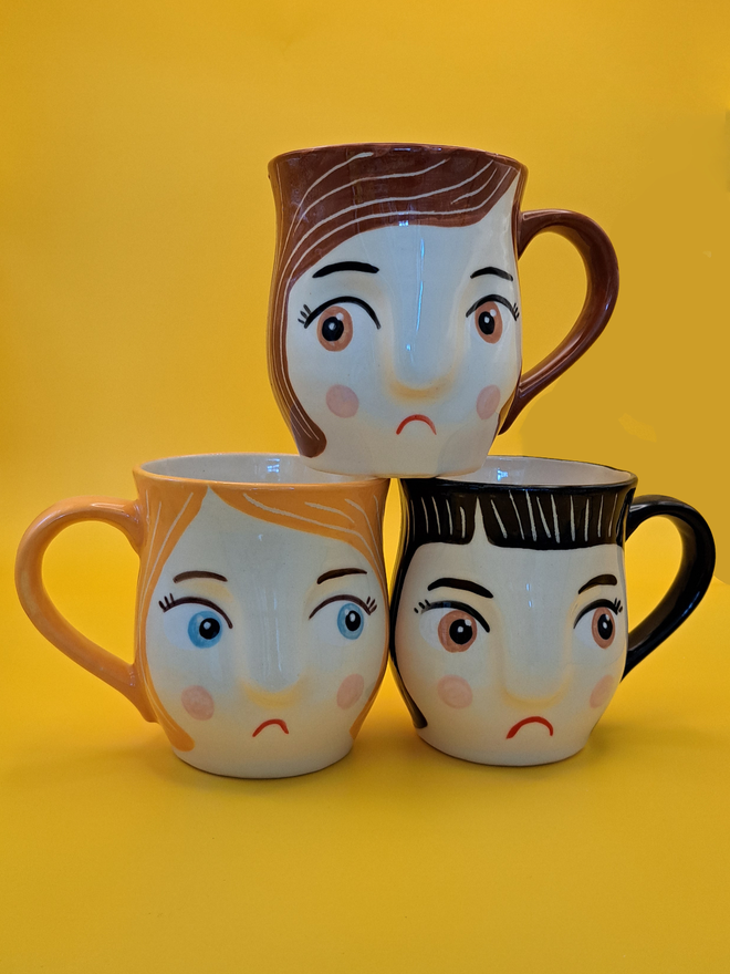 Grumpy side mugs