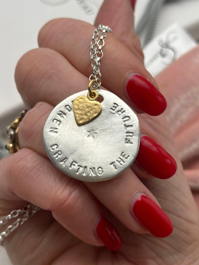 Personalised medallion necklace