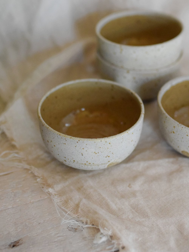 stoneware snack bowl