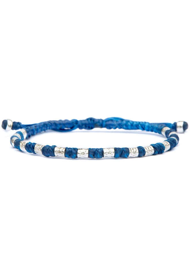 blue rope bracelet for men