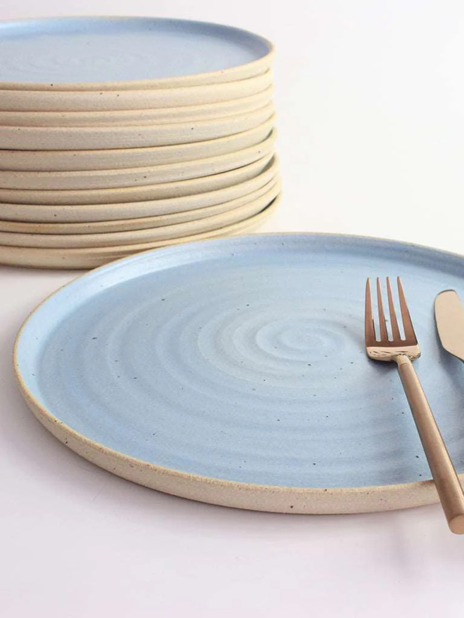 Dinner Plate blue