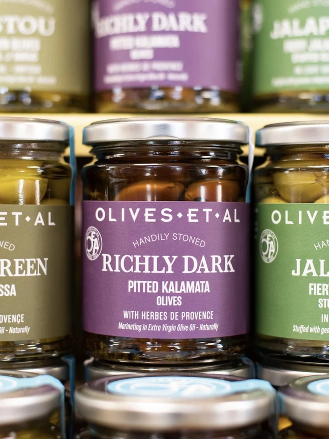 Richly Dark Pitted Kalamata Olives