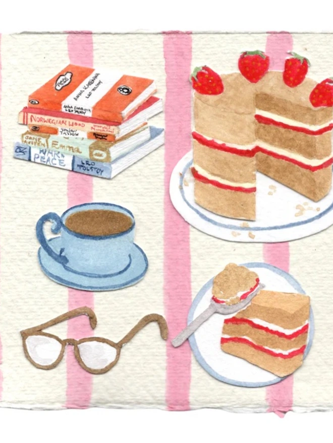 High Tea Greetings Card