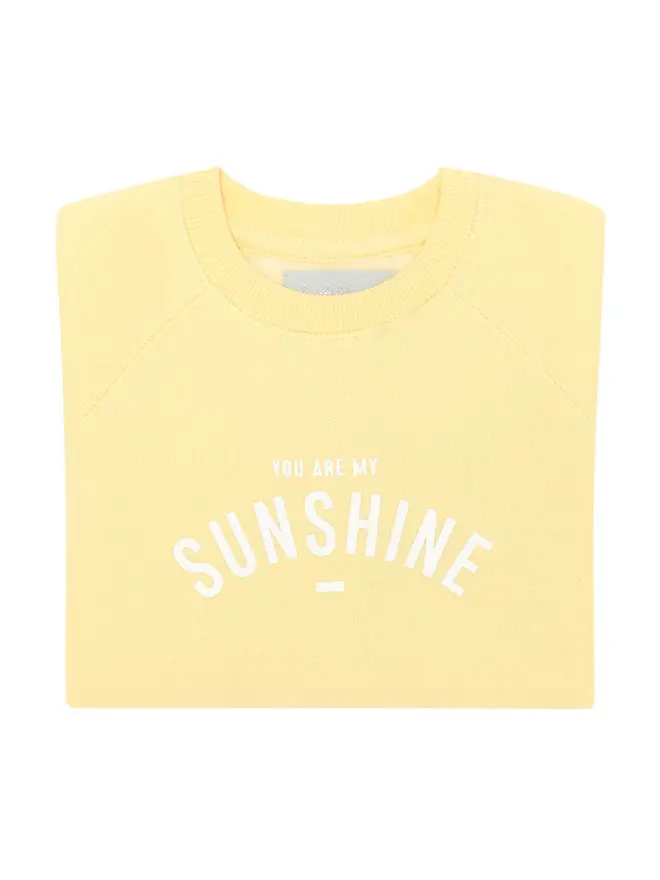 Butter Yellow ' You Are My Sunshine' Sweatshirt
