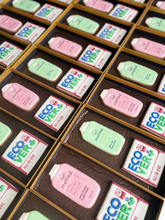 Bespoke brand biscuits Ecover Method