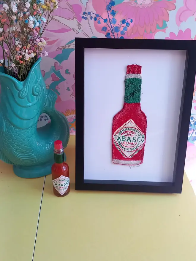 Tabasco Embroidery Wall Art