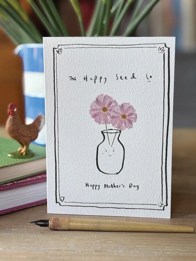 Cosmos Seeds Mother's Day Card