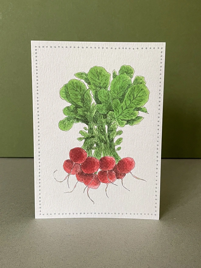 radish card