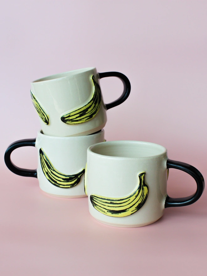 Handmade Ceramic Banana Mug
