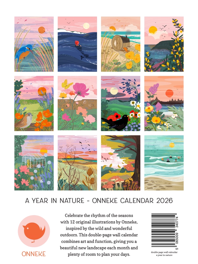 2026 Wall Calendar - A Year in Nature