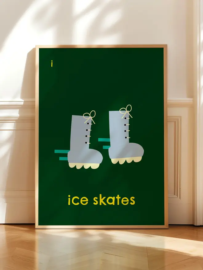 'Ice Skates' Print