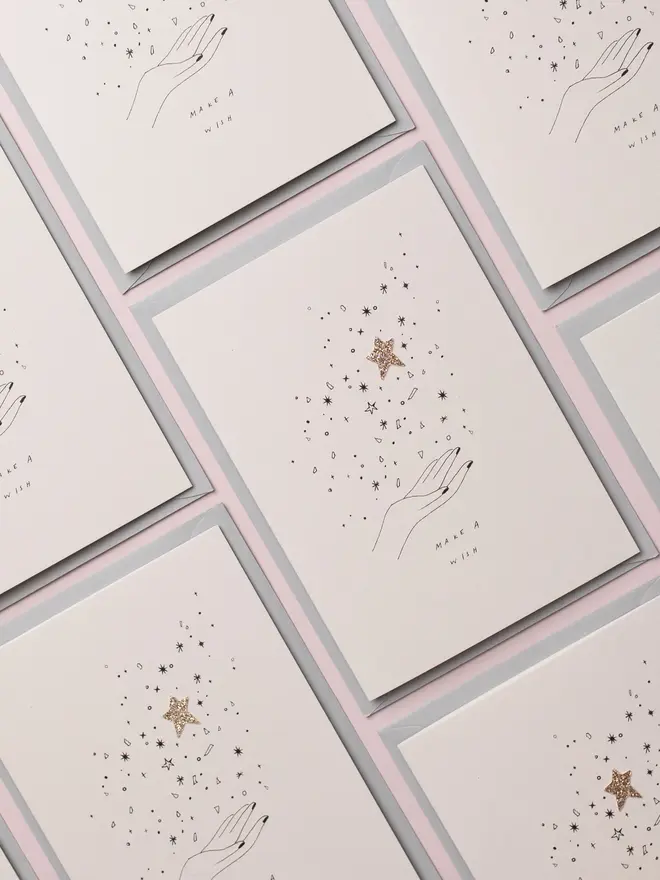 'Make A Wish' Confetti Greeting Card