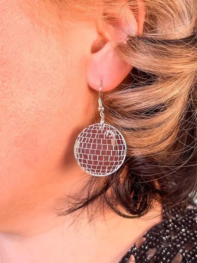 Disco Ball Earrings