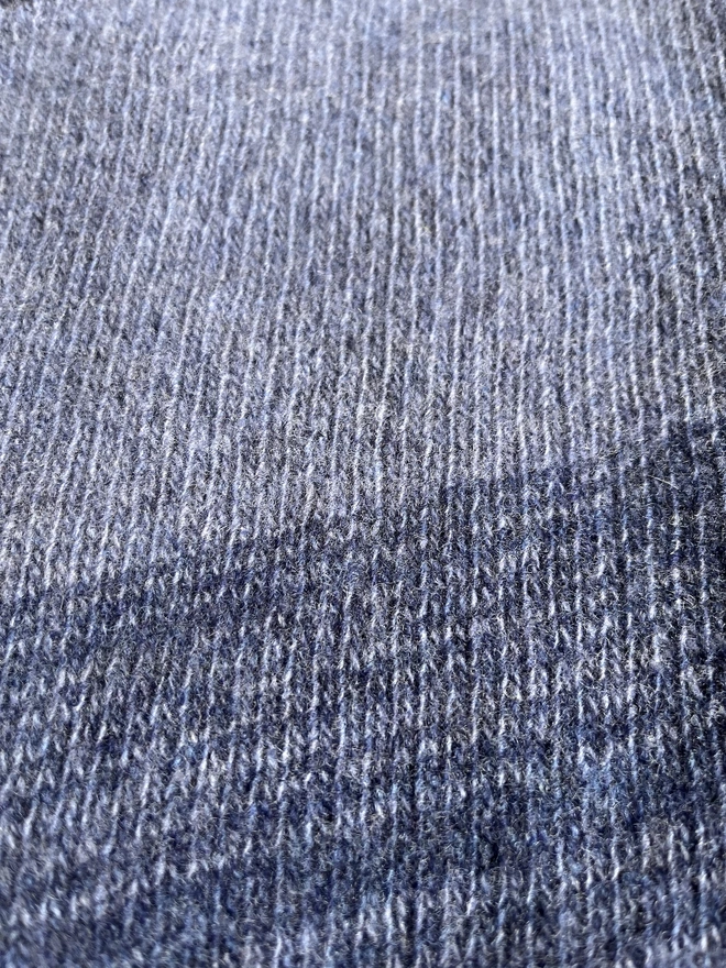 Detail of colours of blanket