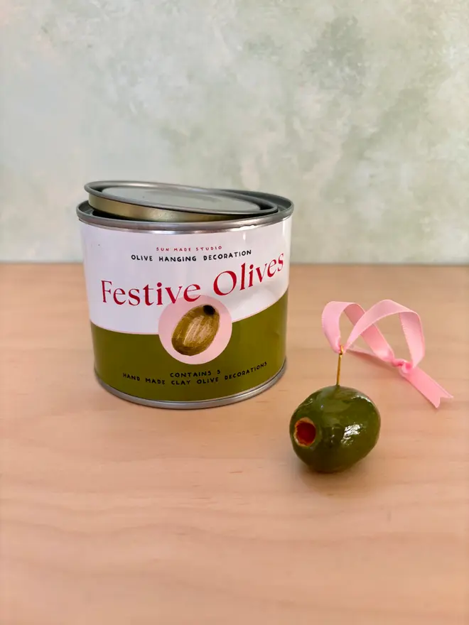 Decorative festive olives 