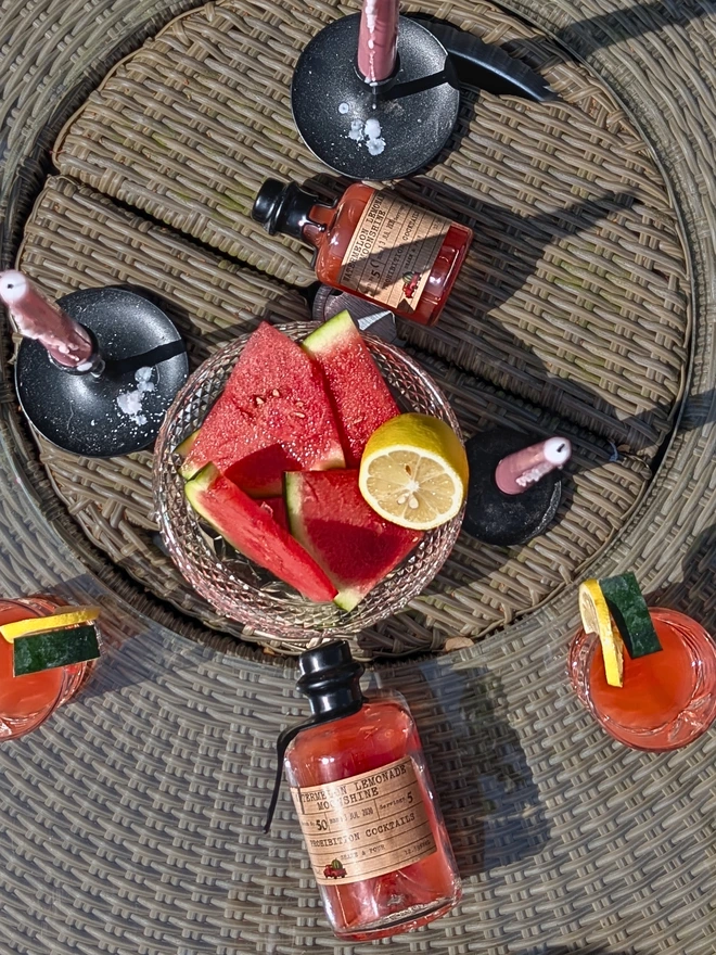 Watermelon Lemonade Moonshine