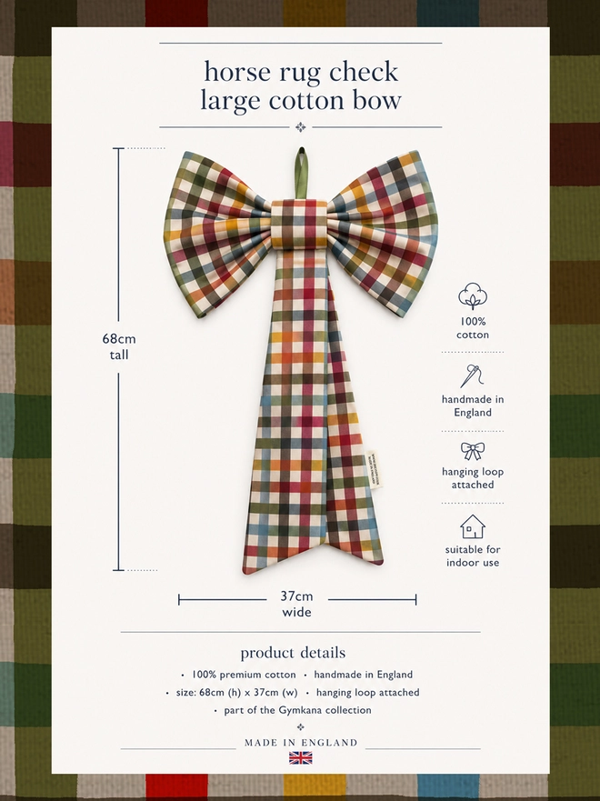 Chubby Check Bow