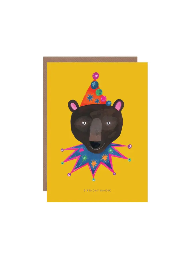 Magical animal blank inside greeting card 