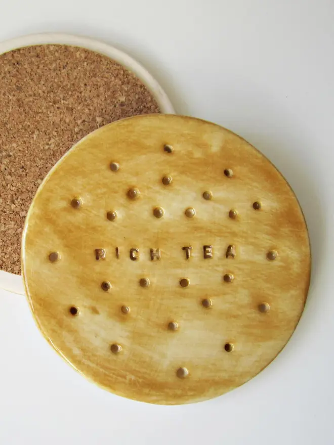 Ceramic Biscuit Coaster