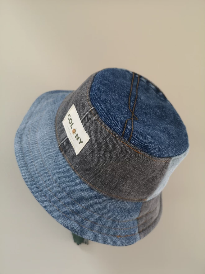 Colony Kidswear Repurposed Denim Bucket Hat