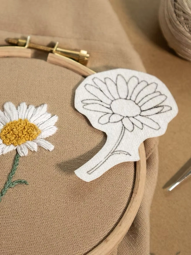 Garden Flora Stick & Stitch Soluble Embroidery Transfer Set