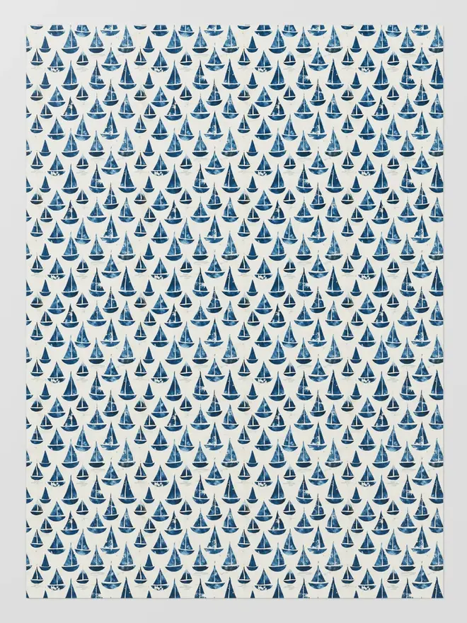 Sailing Boat Wrapping Paper 