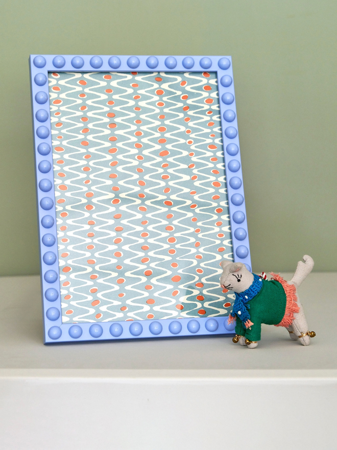 Light Blue Bobbin Photo Frame