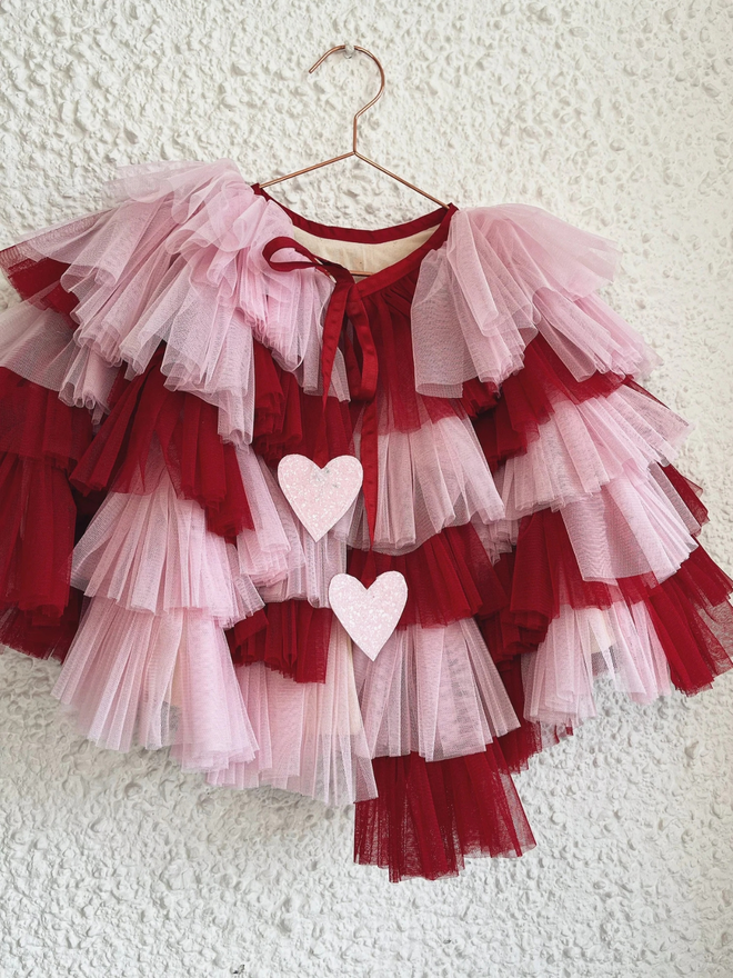 Red and pink cape