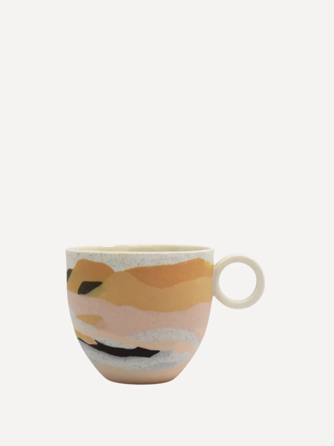 Desert Dreamlands Espresso Cup. A cup from the Desert Dreamlands collection, showing typical decoration.