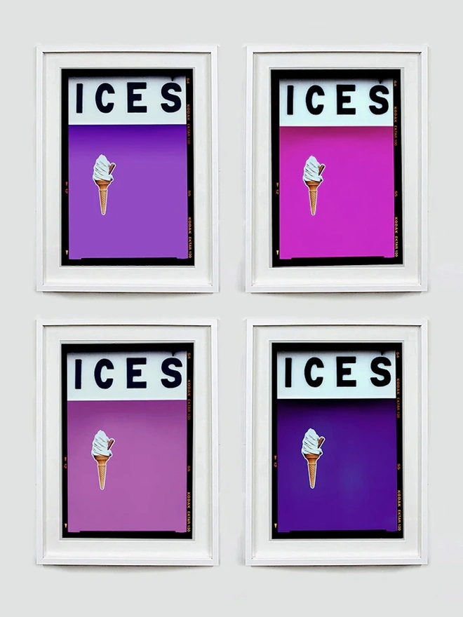 'ICES', Lilac, Bexhill on Sea, Colourful Artwork