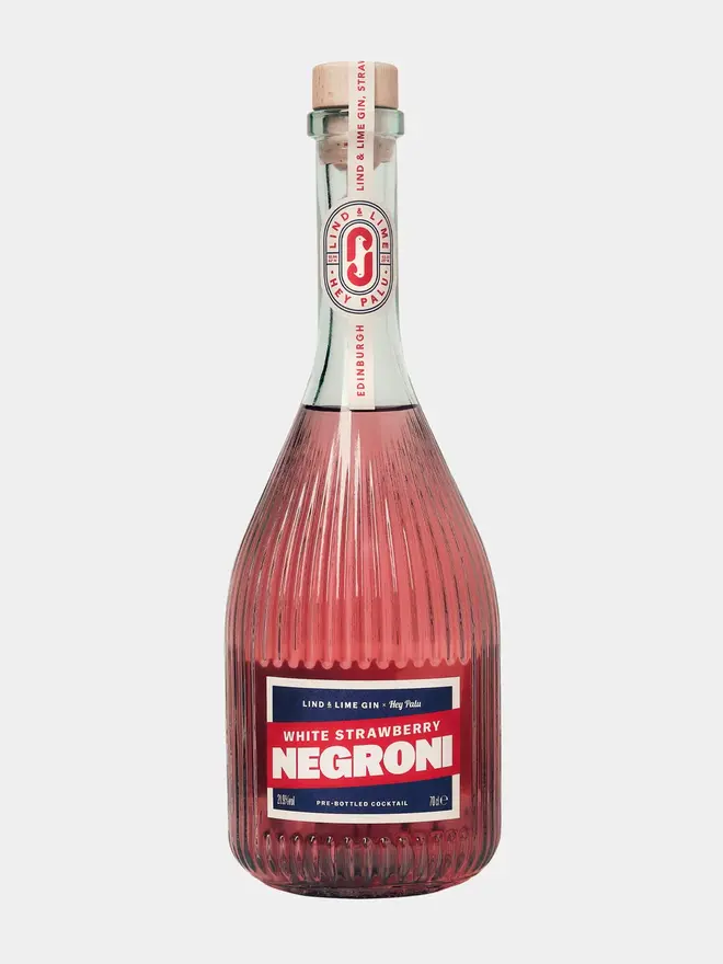 White Strawberry Negroni Bottled Cocktail