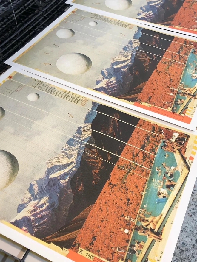 Red Valley Swim Screenprint
