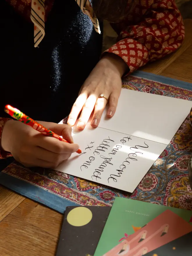 Personalised message for cards