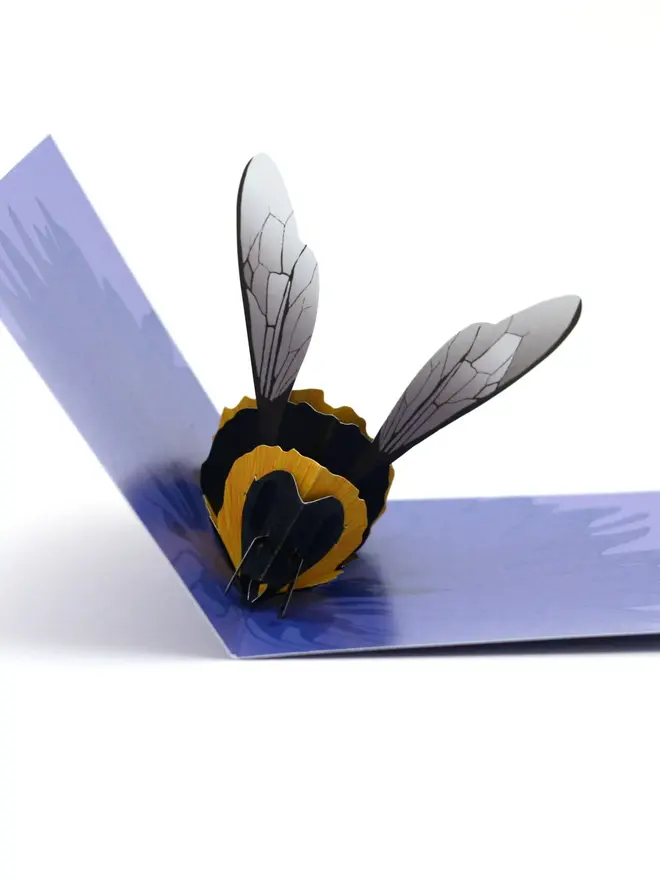 3d bee pop up card