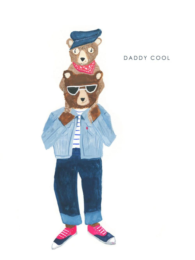 Daddy Cool Greetings Card