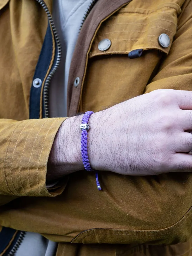 PURPLE BRACELET FOR MEN