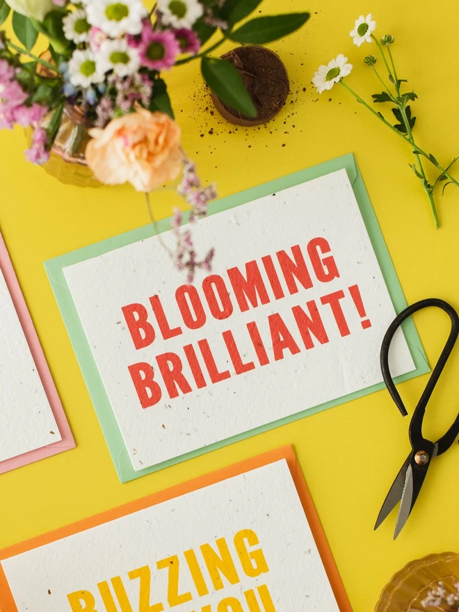 Blooming Brilliant! Plantable Card