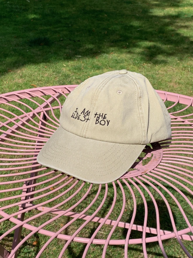 Eldest Boy Cap in Vintage Canvas Stone