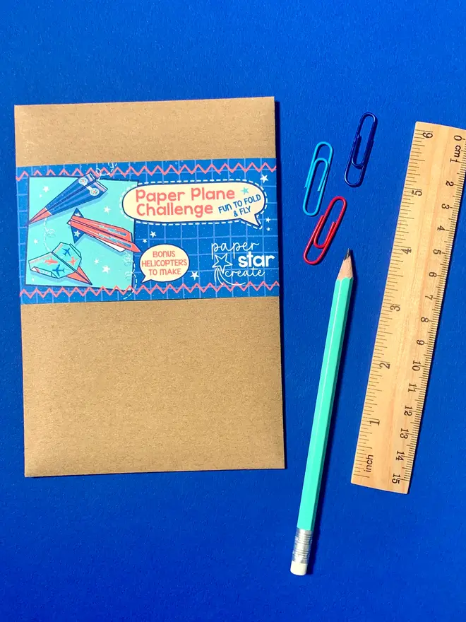 Origami Paper Plane Challenge Kit: STEM Craft Project