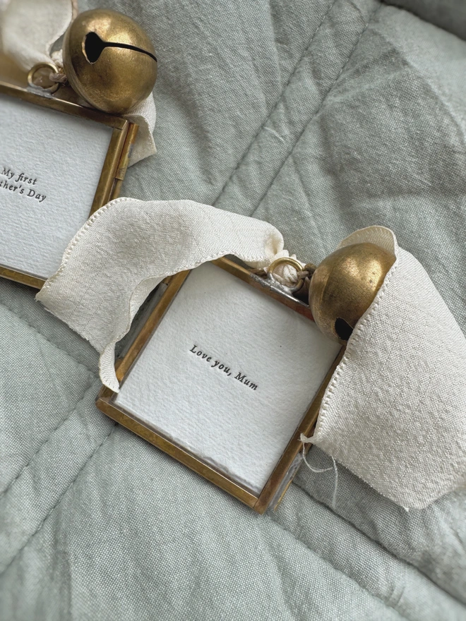 Love you mum, Mothers day, personalised gift, mother's day gift, baby's first, baby keepsake, baby heirloom, gift for her, gift for baby, newborn, i love you, hand written, customised, letterpress