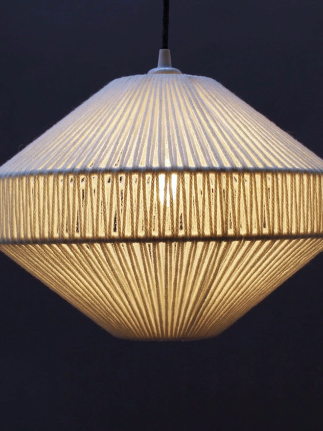 Small Capsule PendantLampshade Wool White