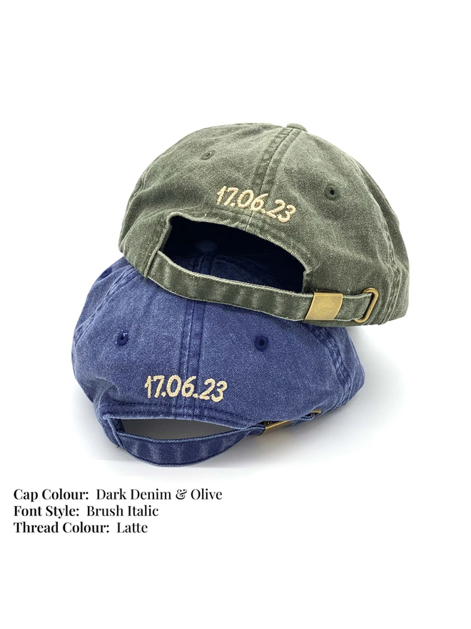 Personalised wedding cap