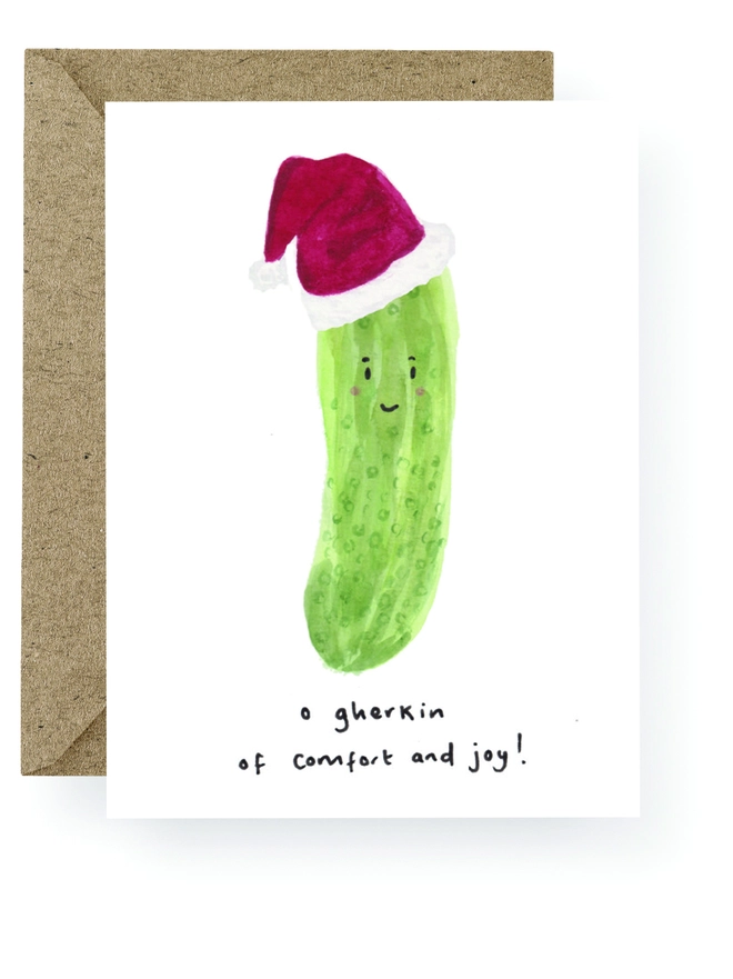 Gherkin Christmas Card 