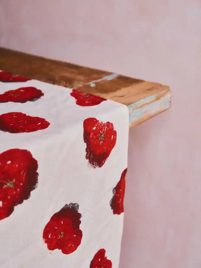 Tomato Red Table Runner