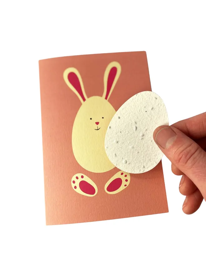 Easter Bunny Plantable Easter Card